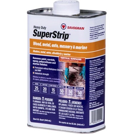 Cling 1 qt. Superstrip DCM Free Paint Stripper - Black CL3351097